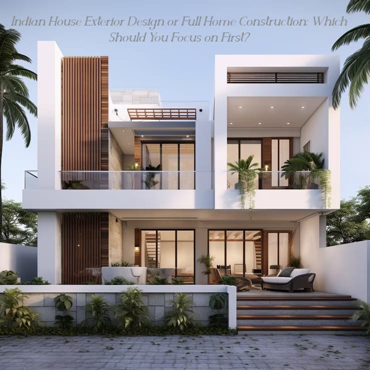 Indian house exterior design