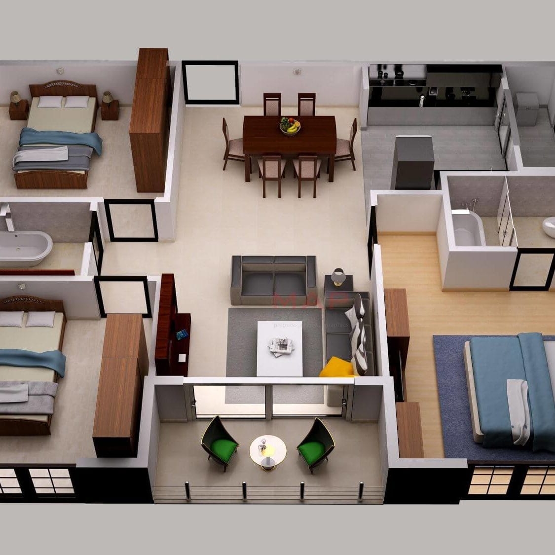 Simple House Map for Indian Homes