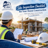 Site Inspection Checklist for Construction 100x100
